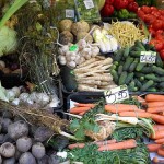 vegetables stand in Poland
